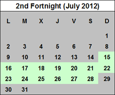 <p>a fortnight</p>