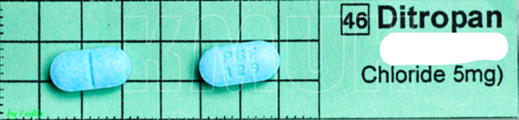 <p>Brand: Ditropan</p><p>Class: Anticholinergic</p><p>Indication: Overactive Bladder</p><p>Schedule: NCLM</p>