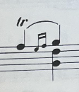 <p>what is that little extra note</p>