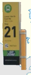 <p>Yellow card bus stop</p>