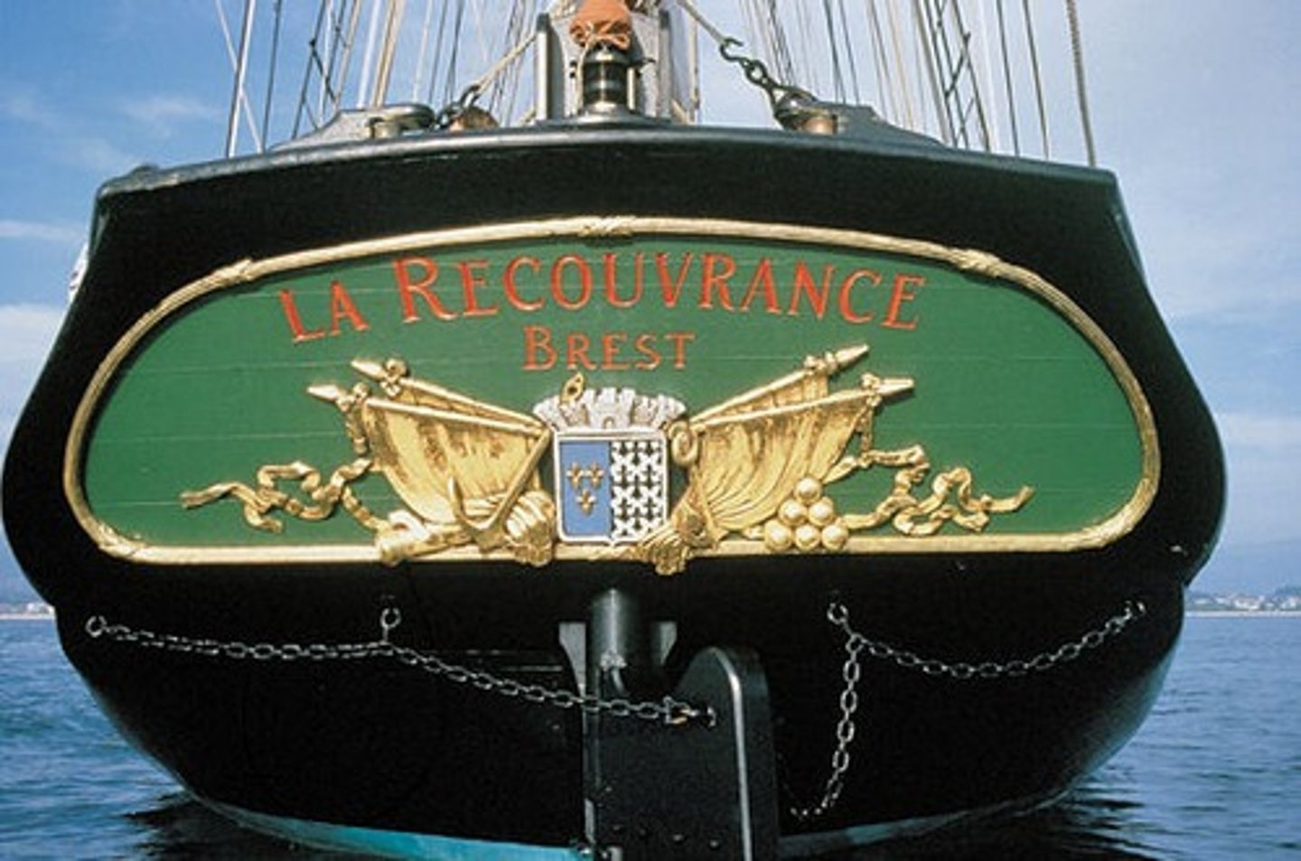<p>la poupe (bateau, arrière)</p>