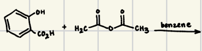 <p>How do anhydrides react with nucleophiles (phenols)?</p>