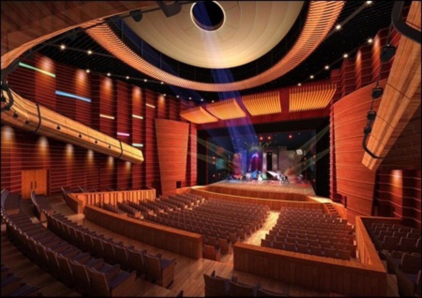 <p>concert hall (public+play+large place)</p>