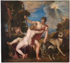 <p><span style="background-color: transparent;"><strong>Venus and Adonis</strong>, Poesie (poetry)<em> Titian</em>,&nbsp; (Italian Renaissance)</span></p><p></p>