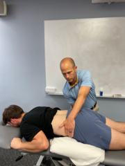 <p>extension bias</p><p>unilateral or asymmetrical symptoms not reduced with simple</p><p>usually move hips away from the side of pain</p><p>Progression --> therapist maintains lateral shift while pt extends (press up) or patient can maintain lateral shift while progressing into extension</p>