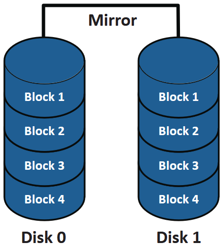<p>Identify the RAID type</p>