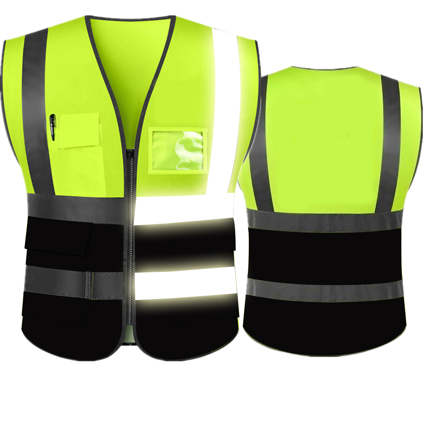 <p>reflective stripes</p>