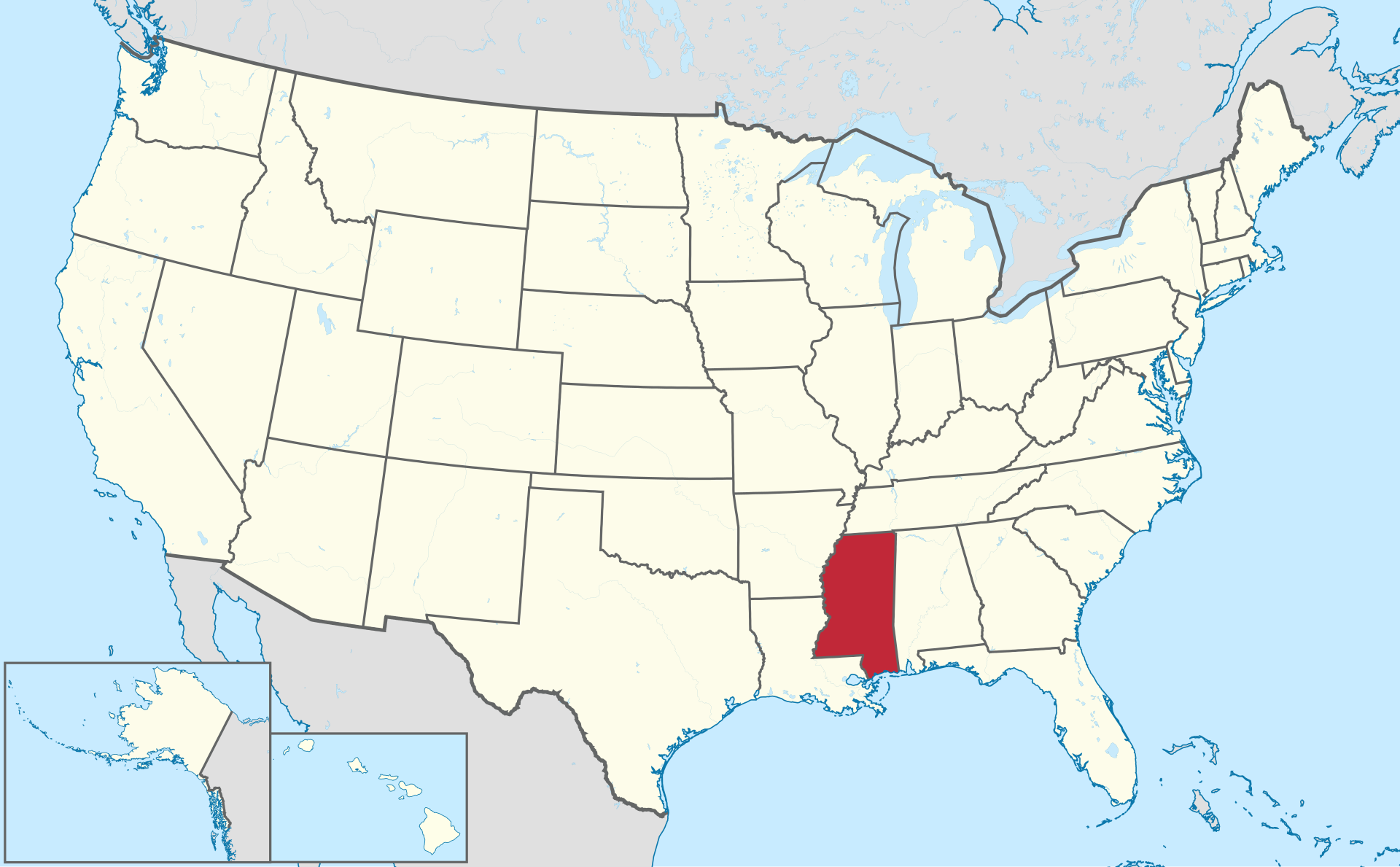 <p>Mississippi</p>