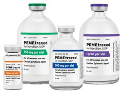 <p>Pemetrexed </p><p>Anticancer </p><p>Lung cancer</p>