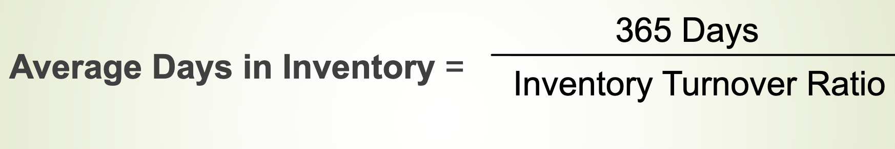 <p>Indicates the approximate number of days the average inventory is held - lower is better</p>
