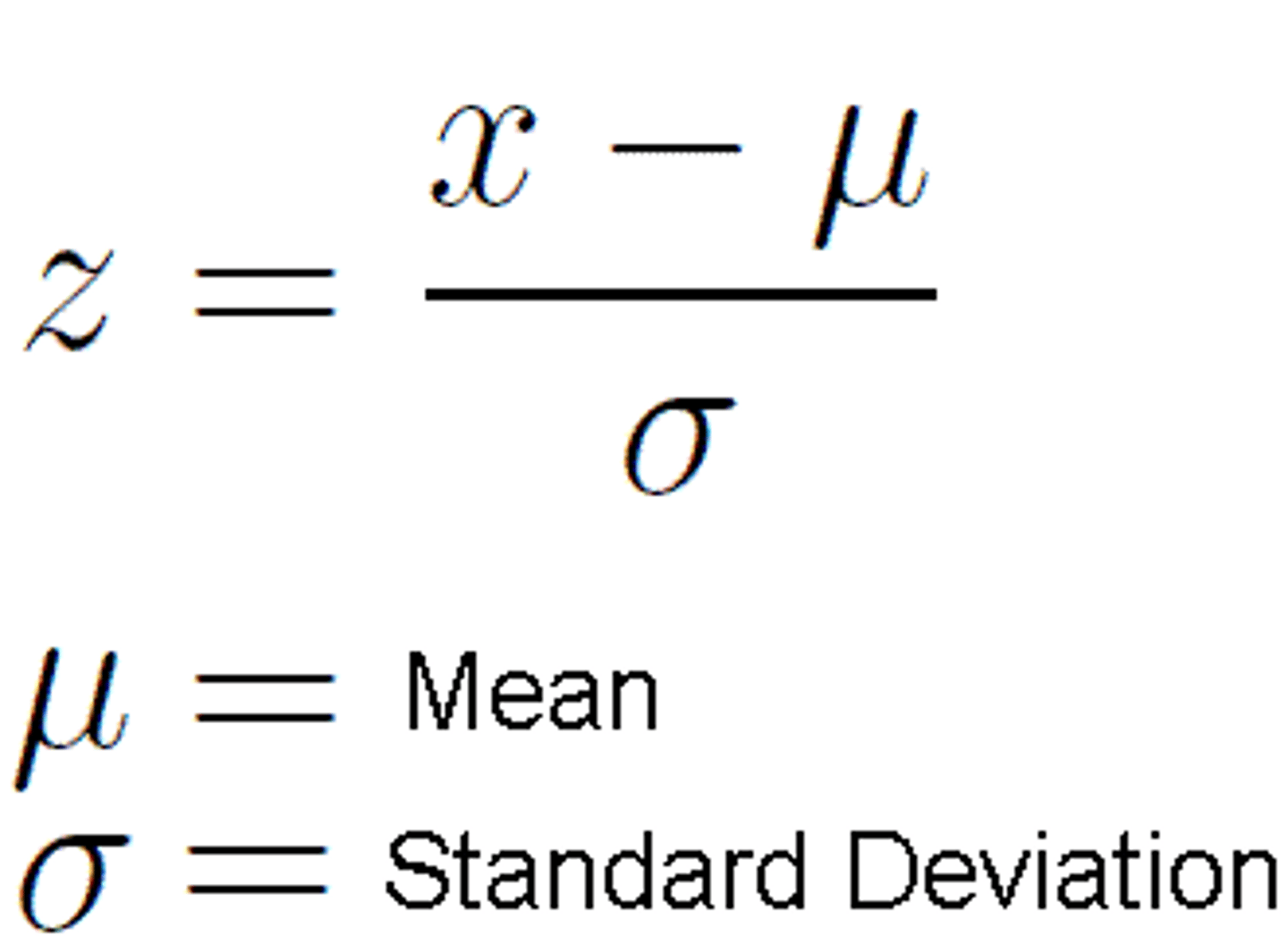 <p>a special normal distribution with a mean of 0 and a standard deviation of 1. You can standardize any normal distribution by converting its values into -scores. Converting to the standard normal lets you compare normal distributions with different means and standard deviations.</p>