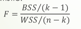 <p>K = number of factors, n = number of observations</p>
