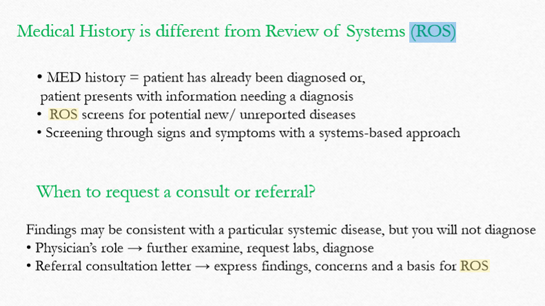 <p>Screening for possible undiagnosed disease using symptoms </p>