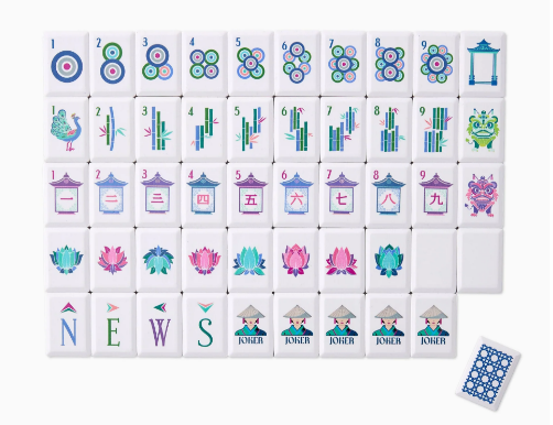 <p>Larger, kid-friendly tiles with a crisp navy blue and red color palette.</p>