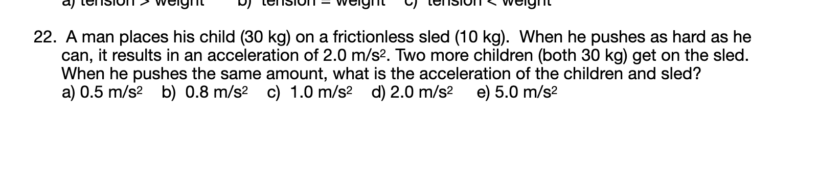 <p>by the end what are the weights of everything added up </p>