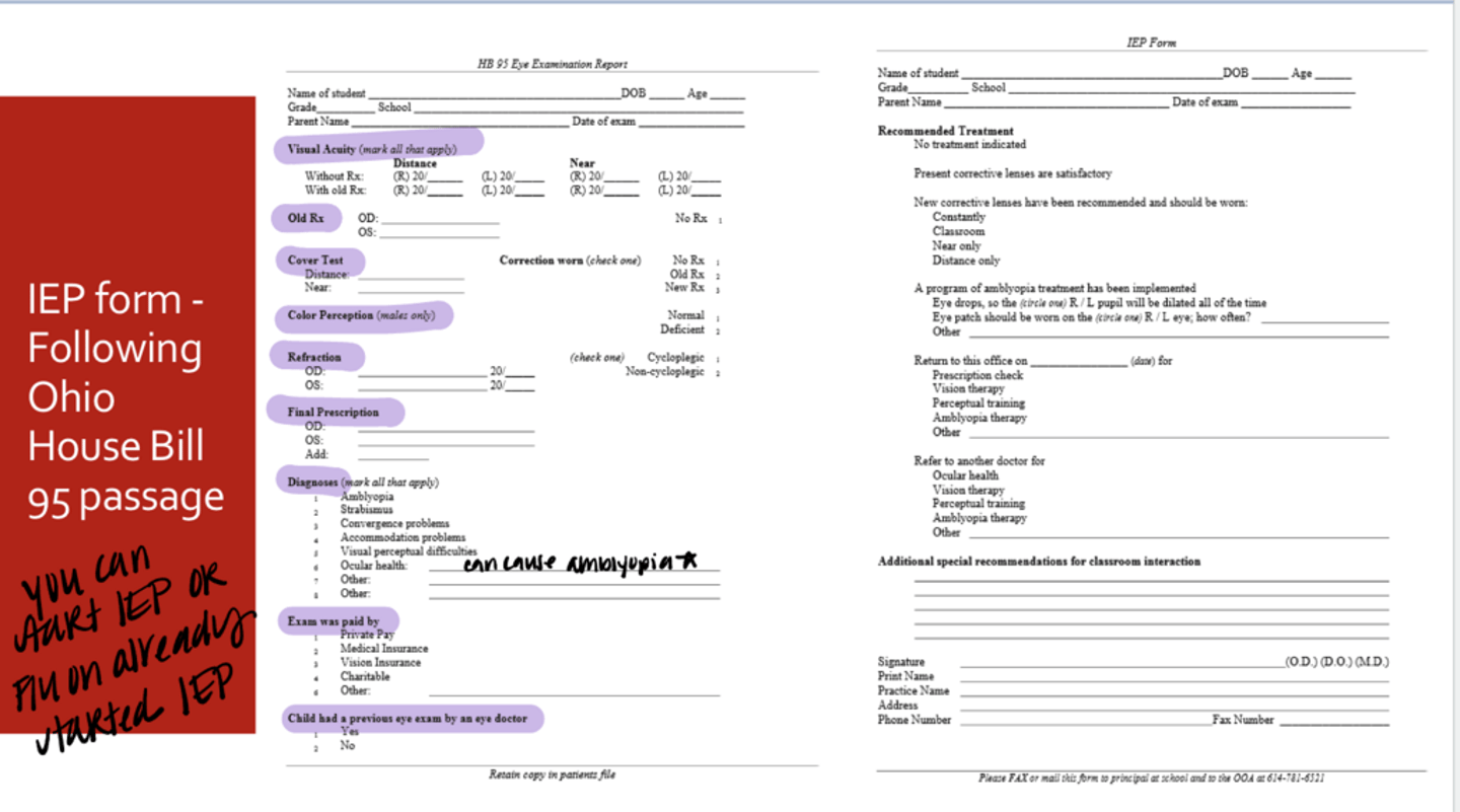 <p>IEP Form Following Ohio House Bill 95 Passage (Pic)</p>