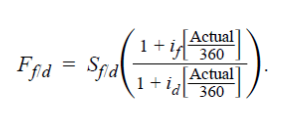 <p><span style="background-color: transparent;">id= Domestic risk free rate</span></p><p><span style="background-color: transparent;">if= Foreign risk free rate</span></p><p><span style="background-color: transparent;">S=Spot</span></p><p><span style="background-color: transparent;">F= Foreign</span></p><p><br></p>