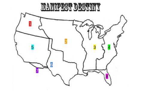 <p>What territory is #2</p>