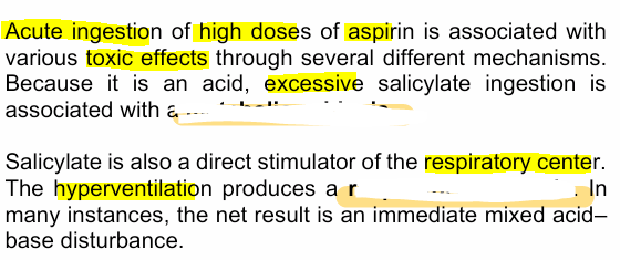 <p><strong><u>Toxicology of therapeutic drugs: Aspirin</u></strong></p>