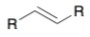 <p>trans, internal alkene</p>