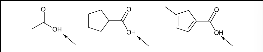 <p>pKa: 5</p><p>Examples:</p>