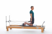 <p><strong>Setup</strong></p><ul><li><p>Setup: Start in Circles Up position (page 75)</p></li><li><p>Resistance: light | <strong>Springs: 1Y or 1R</strong></p></li></ul><p><strong>Movement</strong></p><ul><li><p>Exhale: Lift arms out to sides and up, rotate arms, palms face up</p></li><li><p>Inhale: Lower arms down in front of body, return to start position</p></li></ul><p><strong>Muscle Focus</strong></p><ul><li><p>Shoulder abductors</p></li><li><p>Shoulder flexors</p></li><li><p>Spinal flexors</p></li><li><p>Spinal extensors</p></li></ul><p><strong>Objectives</strong></p><ul><li><p>Shoulder abductor strength</p></li><li><p>Shoulder flexor control</p></li><li><p>Trunk stabilization</p></li></ul><p><strong>Cues</strong></p><ul><li><p>Keep movement fluid</p></li><li><p>Maintain upright position of trunk</p></li><li><p>Bias towards posterior tilt of pelvis</p></li><li><p>Keep arms in peripheral vision when circling around</p></li><li><p>Reach overhead position prior to rotating arms</p></li></ul><p></p>
