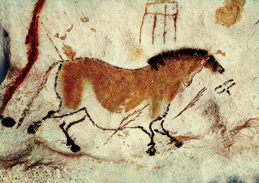 <p>koń z lascaux</p>