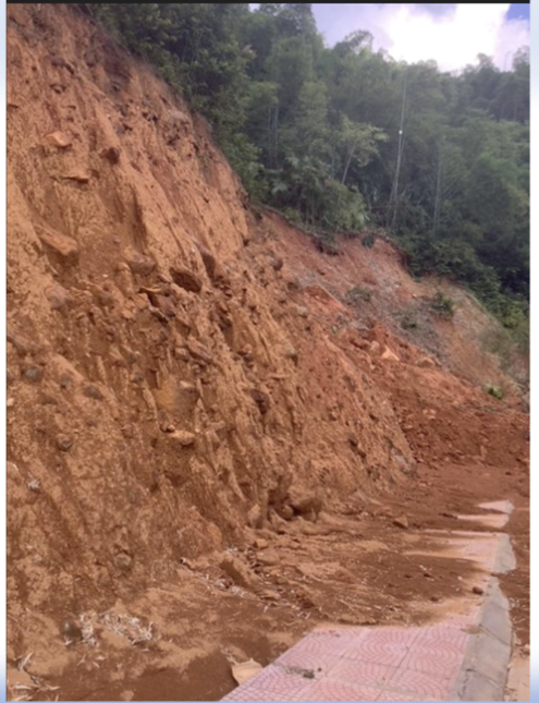 <ul><li><p>Material moved downhill by gravity</p></li><li><p>Mix of rock fragments, soil, and debris</p></li></ul><p></p>