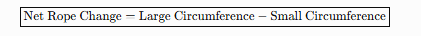 <p>Subtract the smaller circumference from the larger circumference.</p>