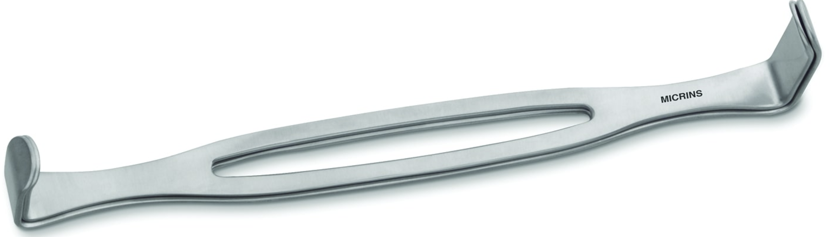 <p>It is a flat instrument and has a 90° blade at either end. It is typically used to retract skin, fat and muscle</p>