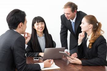 <p>(<em>verb</em>) to need something</p><p>“We work for an international company. Our jobs _______ that we speak both Japanese and English.”</p>