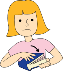 <p>Close your books</p>