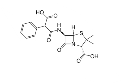 <p>[EXTENDED SPECTRUM PENICILLINS / ANTIPSEUDOMONAL PENICILLINS]</p><p>a. Carbenicillin</p><p>b. Ticarcillin</p><p>c. Piperacillin</p><p>d. Azlocillin</p><p>e. Mezlocillin</p>