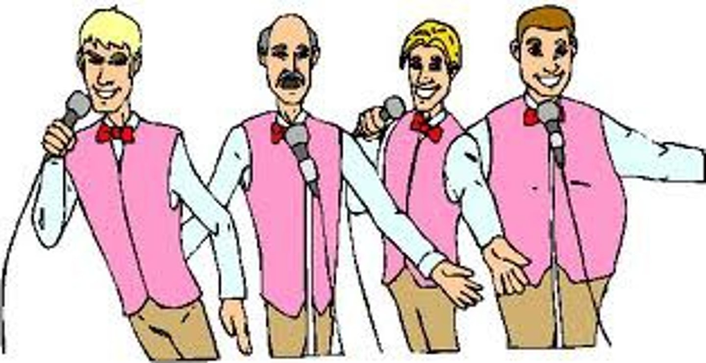 <p>Vosotros estáis cantando.</p>