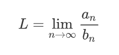 <p>Limit Comparison Test when L > 0</p>