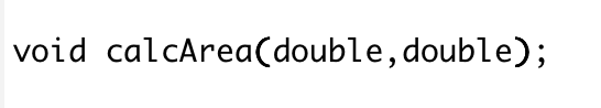 <p>given this function prototype, what would be a vlid function call statement to this function</p>