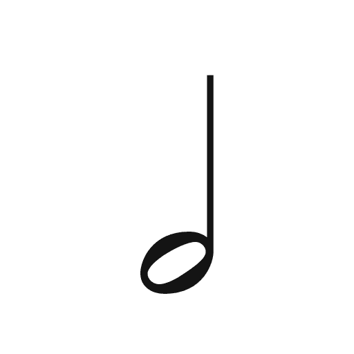 <p>A Half note = </p>