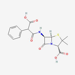 <p>Broad-spectrum Class 2 penicillin with an alpha-carboxy group; targets Pseudomonas.</p>