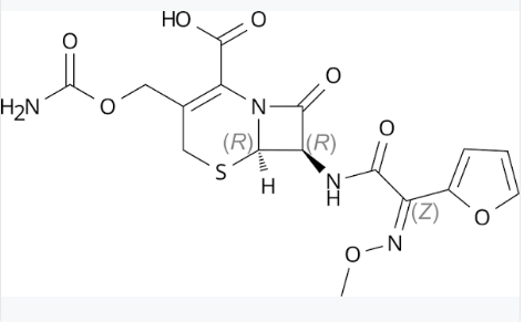 <p>2nd generation cephalosporin with a methoxyimino group for stability.</p>
