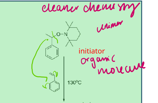 <p>unimolecular and TEMPO</p>