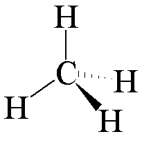 <p>Shape: Tetrahedral.</p><p>Angle: 109.5°</p>