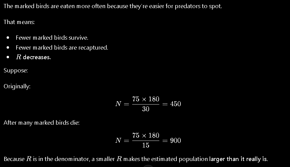 <p>smaller r larger population</p>