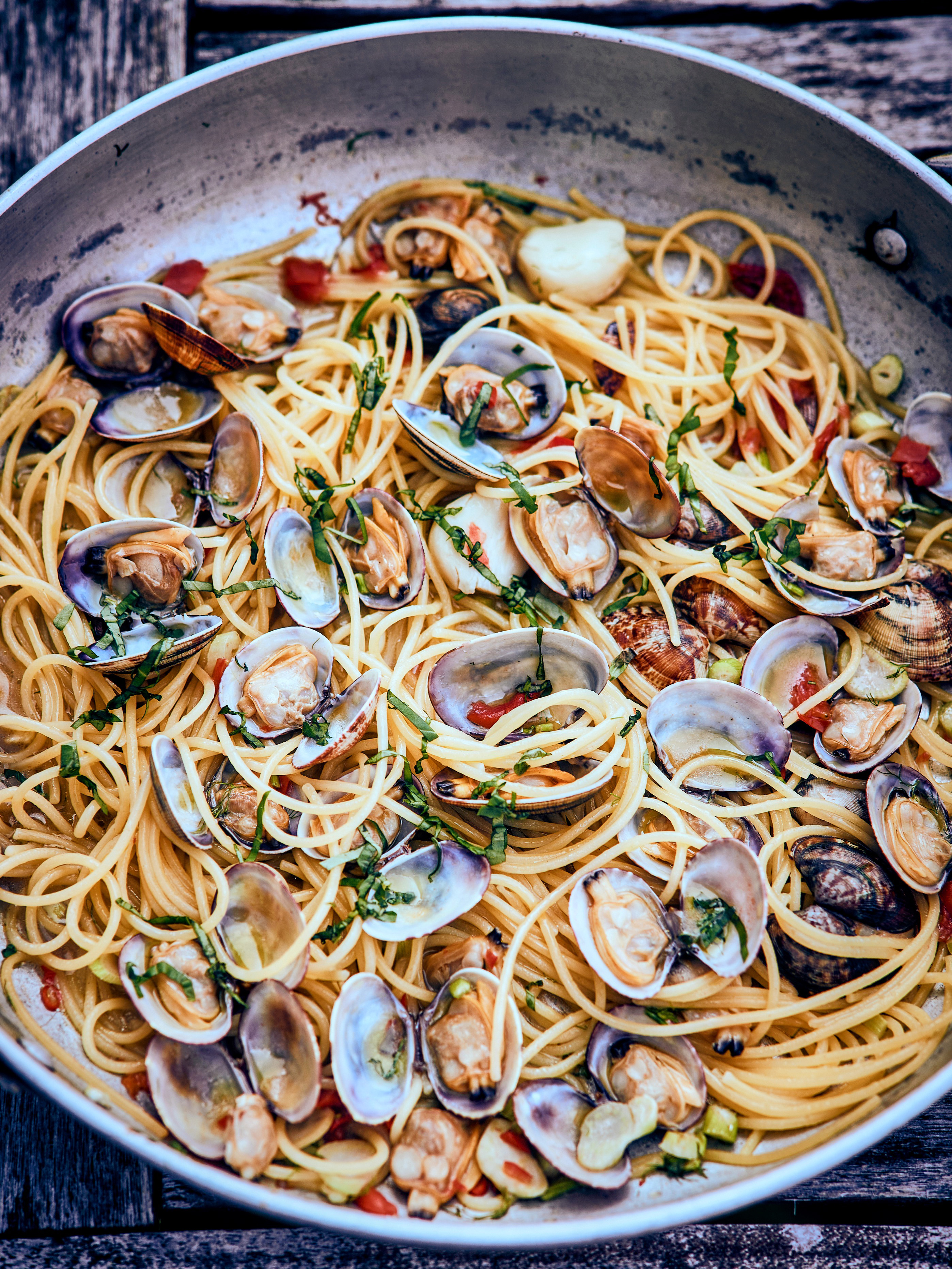 <p>Linguine mit Vongole </p>