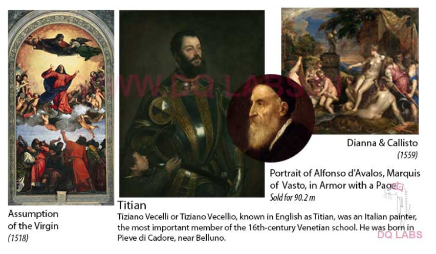 <p>Italian painter, the most important member of the 16th century Venetian school. Made the famous “Dianna &amp; Callisto” painting </p>