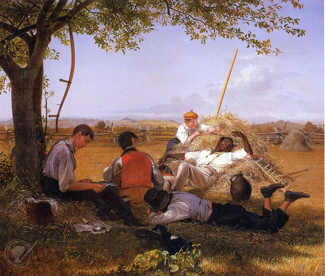 <p>William Sidney Mount Farmers nooning 1836</p>