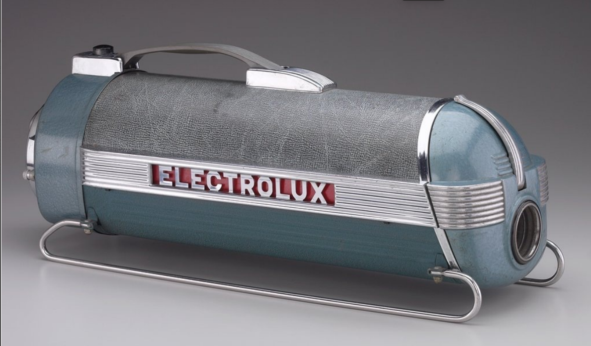 <p>Model 30 Vacuum Cleaner for Electrolux, Lurell Guild, 1937</p>
