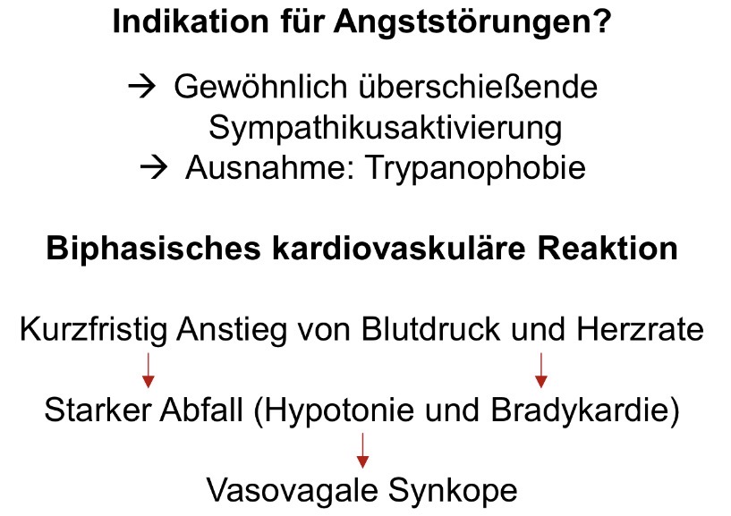 <p>→ Unangemessene, exzessive Angst und Vermeidung von isolierten/spezifischen Reizen</p><p>→ Beeinträchtigung hängt von Möglichkeit der Stimulusvermeidung ab</p><p></p><p>Tierphobien: Spinnenphobie Arachnophobie </p><p>Phobien vor Naturereignissen: Angst vor Blitz und Donner Astraphobie </p><p>Situative Phobien: Flugangst Aviophobie </p><p>Medizinische Phobien: Angst vor Blut Hämatophobie </p>