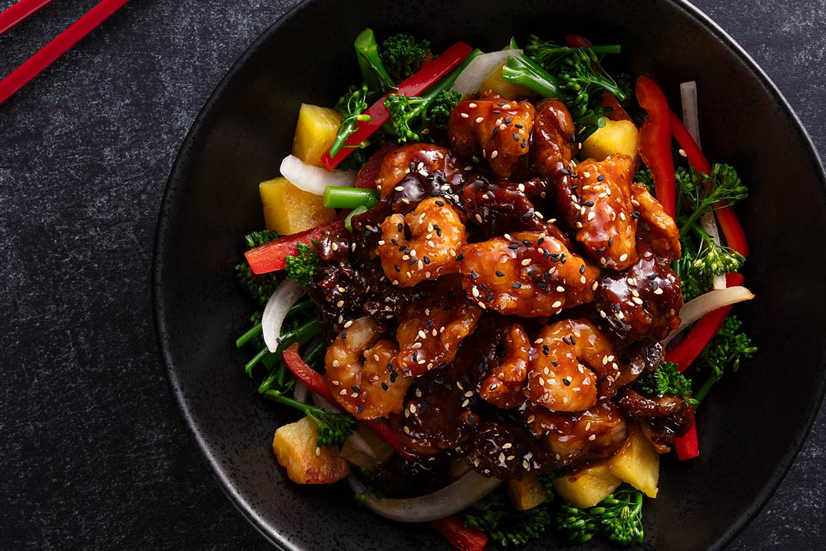 <p>Teriyaki Trio</p>