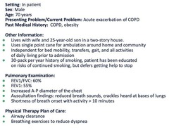 <p>An appropriate method to help clear secretions in a patient with a weak wet cough.</p>