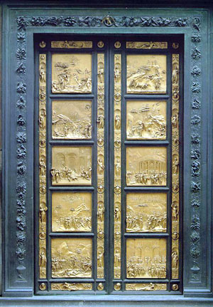 <p><span style="background-color: transparent;"><strong>Gates of Paradise</strong>, <em>Ghiberti</em>&nbsp; (Italian Renaissance)</span></p>